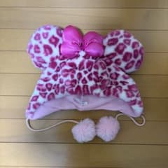 ディズニー ファンキャップ ヒョウ柄 ピンクのサムネイル