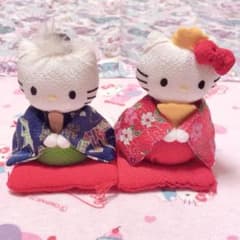 サンリオ ハローキティ ダニエル ひなまつり 雛人形 吉徳 平成レトロ