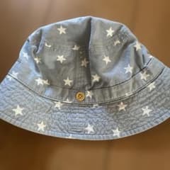 星柄 バケットハット ブルー キッズのサムネイル