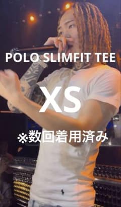 POLO SLIMFIT WHITE TEE XS ※数回着用のサムネイル