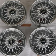 H*Y様 BBS 15インチ 6J オフセット＋45 4穴　pcd100 加工品 美品 BBS メッシュ ホイール 15インチ 6J ＋55 4穴 PCD100 - メルカリ