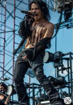 希少HYDE着 ROEN スワロ コーティング デニム パンツ ロエン HYDE