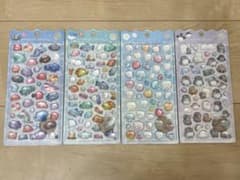 【正規品】ボンボンドロップシール　水族館　なみなみ　シャーベット　4種セットのサムネイル
