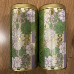 和柄 茶筒 空き缶　2個セットのサムネイル