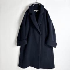 【あん】ENFOLD ネイビー ピーコート 36 ENFOLD（エンフォルド） チェスターコート 36 ネイビー レディース