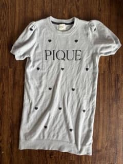 PIQUE ハート柄ルームウェア グレーのサムネイル