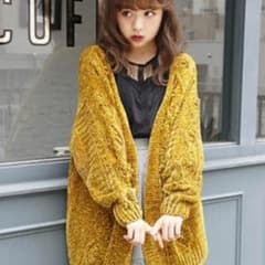 【1/11まで値下げ中】ナイスクラップ  PONPONニットカーディガンのサムネイル
