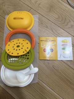 EDISONmama 離乳食調理セット レシピ付き(開封しましたが未使用)のサムネイル
