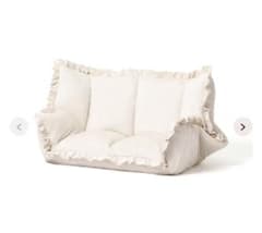 Francfranc カラン フロアソファ ホワイト（W1120～1570） オンラインショップ限定】カラン フロアソファ （W1120～1570