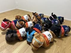 馬のぬいぐるみ・マスコットセットのサムネイル