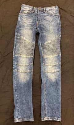 BALMAIN style UNKNOWN biker denimのサムネイル