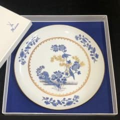 Meisseマイセン/極稀少1級品 化粧箱付「青い鳥と金の竹」28cm飾り皿 Meisseマイセン/極稀少1級品 化粧箱付「青い鳥と金の竹」28cm飾り皿