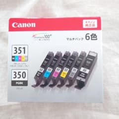 【純正品】お得です！キヤノン インクカートリッジ BCI-351＋350/6MPのサムネイル