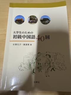 大学生のための初級中国語40回のサムネイル