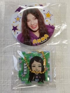 E-girls　石井杏奈　フォト缶バッジ&パズルキーホルダー　セットのサムネイル
