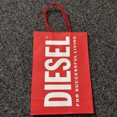 DIESEL ショップ袋 赤のサムネイル