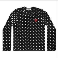 PLAY COMME des GARCONS ドット柄 長袖カットソー - メルカリ