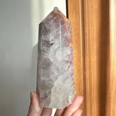 ピンクアメジスト 結晶共生ポイント タワー 天然石 - メルカリ