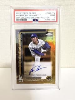 【超貴重】【35シリ】山本由伸 直筆サイン 2025 Topps Gildedのサムネイル
