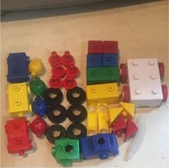 こどもちゃれんじ ☆はたらくのりものねじブロック ☆いろかたちブロックのサムネイル