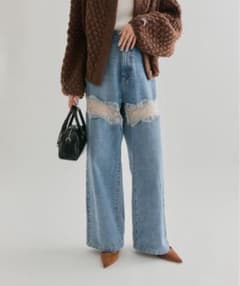 mystic】 レース切替デザイン サイズ1 BLU - メルカリ