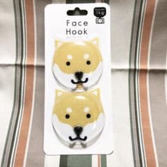 未使用　柴犬　フェイスフックのサムネイル