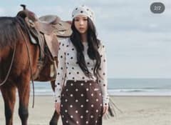 SLY スライ ミチ MICHIXSLY DOTS KNIT トップス - メルカリ