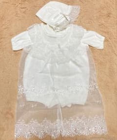 ベビードレス セレモニードレス　花柄　レース　春のサムネイル