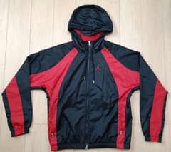 新品未使用 Jordan フルジッパー アノラックジャケット 黒/赤のサムネイル