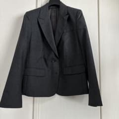 【美品】マーガレットハウエル　ウールジャケット　厚手　グレー　S 美品マーガレットハウエルウール100%テーラードジャケット グレー