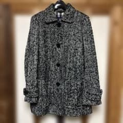 美品】バーバリーロンドン ハーフコート ノバチェック ツイード - メルカリ