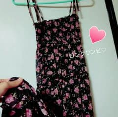 花柄 ロングワンピースのサムネイル