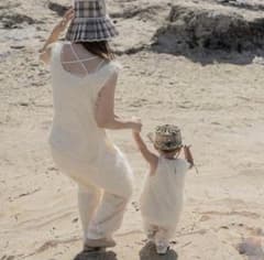 Mignon plume shaggy kids tank pants 1-2y - メルカリ
