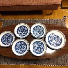 有田焼峯山作盛り皿大1枚 中5枚セット - メルカリ