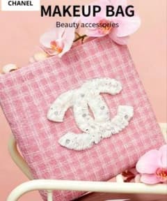 CHANEL メイクアップバッグ ピンクノベルティ海外VIP限定品 - メルカリ
