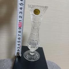 クリスタルガラス フラワーベース 花瓶のサムネイル