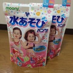 moony 水あそびパンツ Lサイズ3枚入り×2のサムネイル