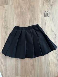 キッズ SHEIN ブラック プリーツ スカート 120 110 女の子のサムネイル