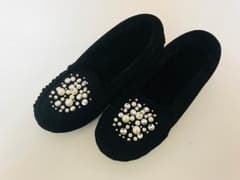 ビジュー モカシン パンプス 新品のサムネイル