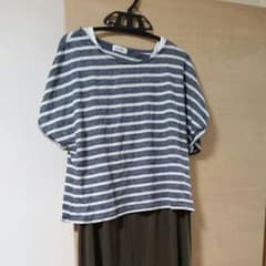 授乳口付きロングワンピ★美品のサムネイル