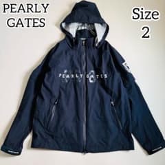 1666【美品】パーリーゲイツ レインウェア ジャケット 袖脱着可能