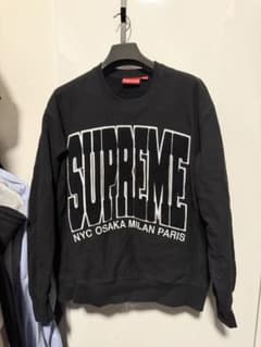 SUPREME ブラック スウェット Mサイズのサムネイル