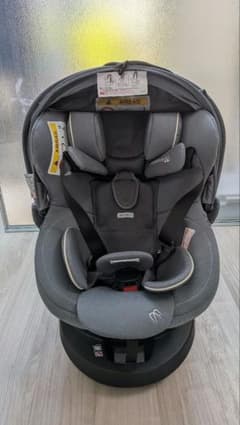 美品！ エールベベ クルット6i プレミアムエアリー デニムブルー ISOFIX エールベベ クルット6i プレミアムエアリー デニムブルー ISOFIX
