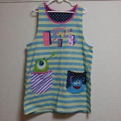 miu様専用　保育士さん必見！！　モンスターズインク　エプロンのサムネイル