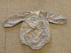 美品 ジャカディ jacadi 12M 74cm ロンパース 長袖 リバティのサムネイル