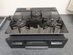 新品同様美品ガスビルトインコンロノーリツ(ハーマン)DW32V6WT都市ガス 