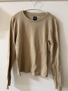 GAP ベージュ 長袖Tシャツ Lサイズのサムネイル