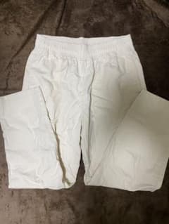 GU シェフパンツ　ホワイト　美品のサムネイル