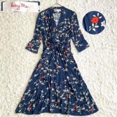 Kay me ケイミー あいミシエル マリリンワンピース　花柄　カシュクール　9 Kay me ケイミー あいミシエル マリリンワンピース 花柄 カシュクール