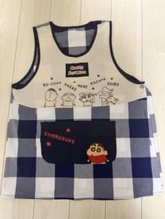 クレヨンしんちゃん エプロン 3Lサイズ ネイビーのサムネイル